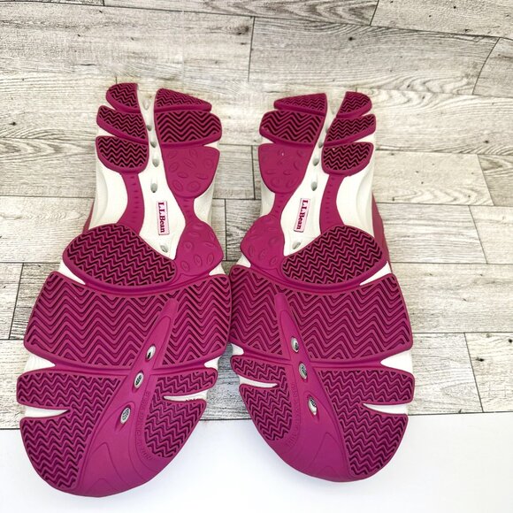 Brand New w/o Box Women's L. L.‎ Bean Pink Mary Jane Sneaker Shoes Size 8.5 Wide - Picture 10 of 10